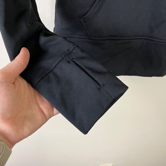 Nike Athletic Therma Fit Graphic Pullover Hooded Jacket Black Women’s Size S - Picture 5 of 10